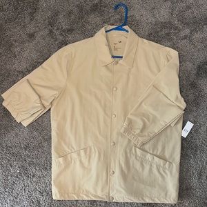 Guess Khaki brown jacket on sale size medium || wind breaker || Waterproof